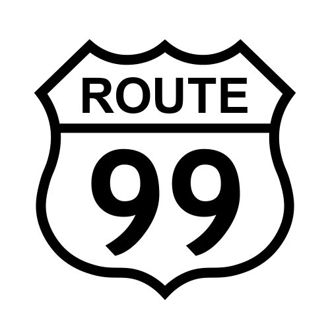 Route 99 - Most Dangerous Highway Sign