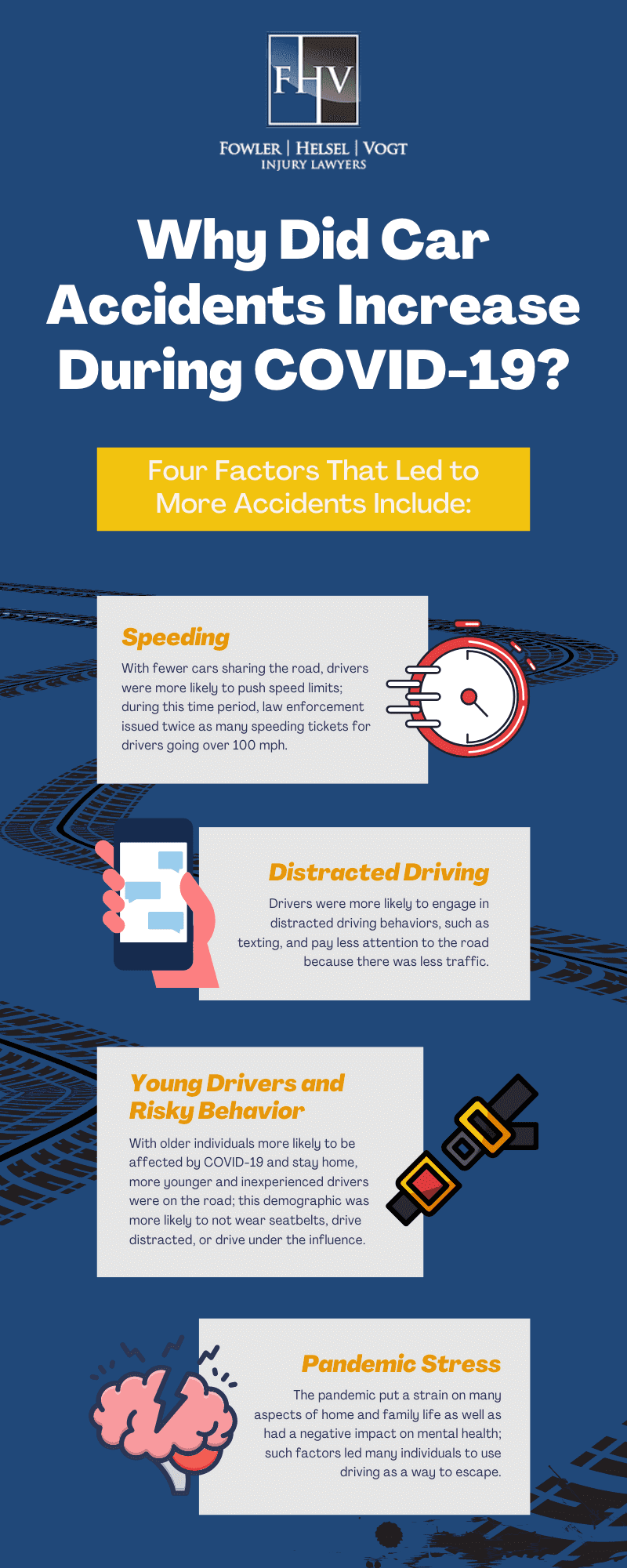 why did car accidents increase during covid-19