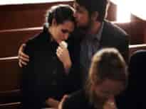 Crying at Funeral
