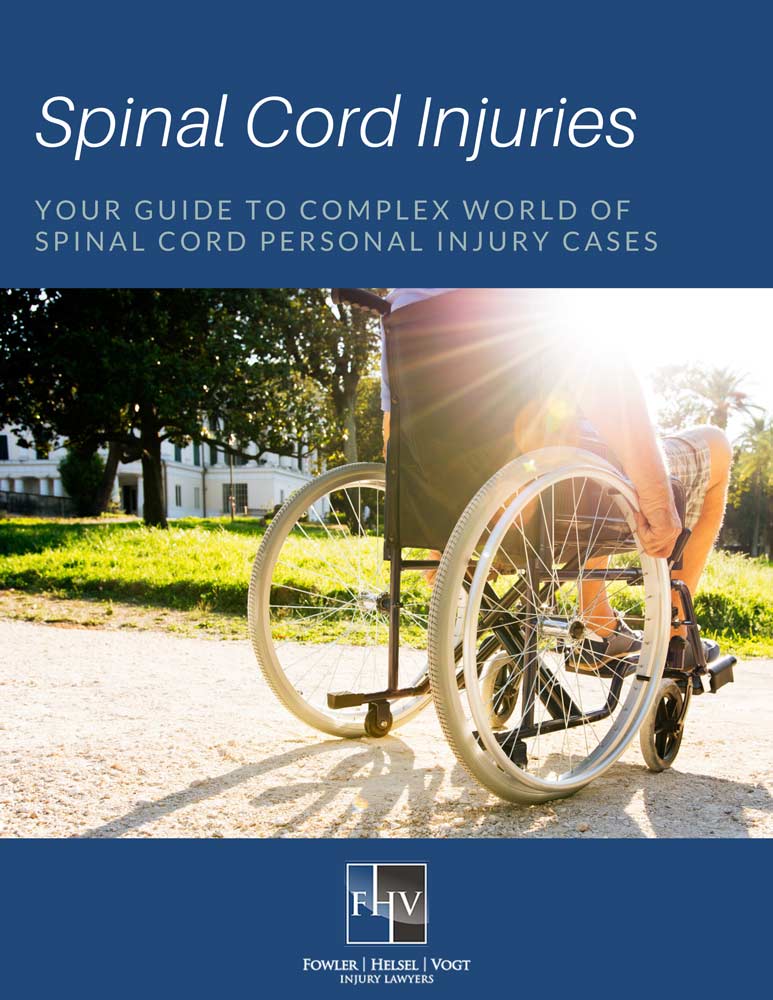Cover image of the guide to spinal cord injuries